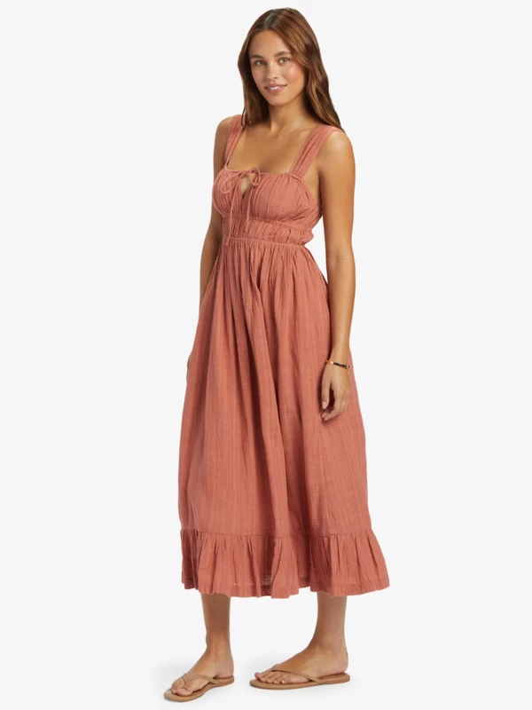 Roxy Womens Paradise Winds Midi Dress - Image 7