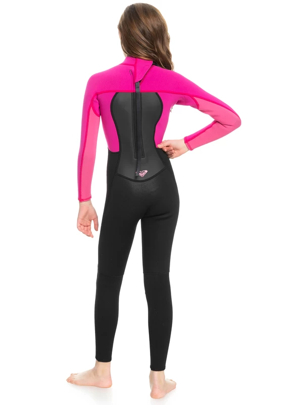 Roxy Girls 4-16 4/3mm Prologue Back Zip Wetsuit