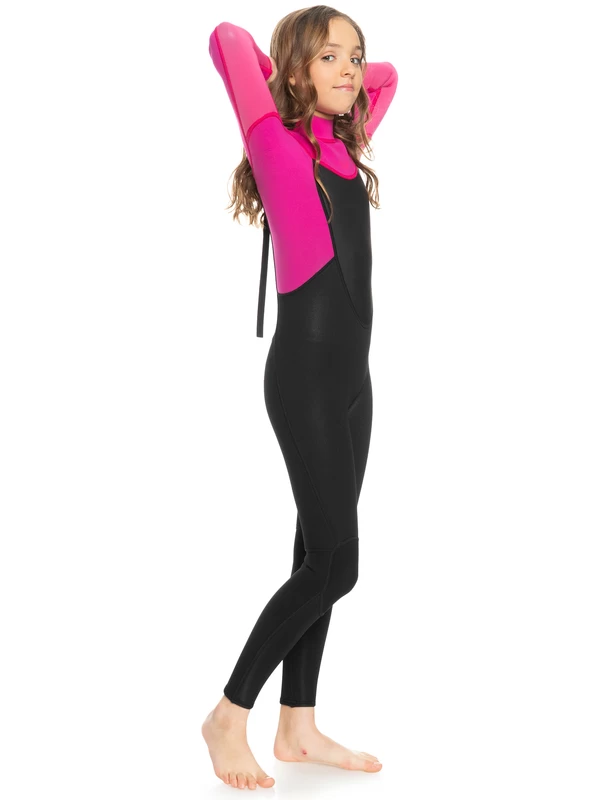 Roxy Girls 4-16 4/3mm Prologue Back Zip Wetsuit - Image 5