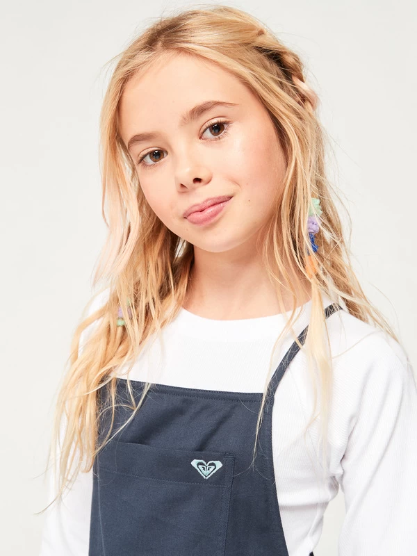 Roxy Girls 4-16 Sunset Waves Strappy Overalls Dress - Image 12