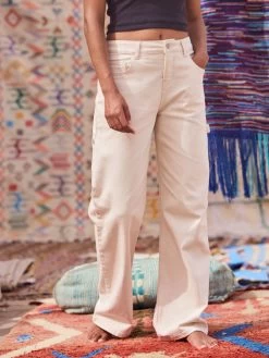 Roxy Womens Finley Worker Carpenter Denim Pant