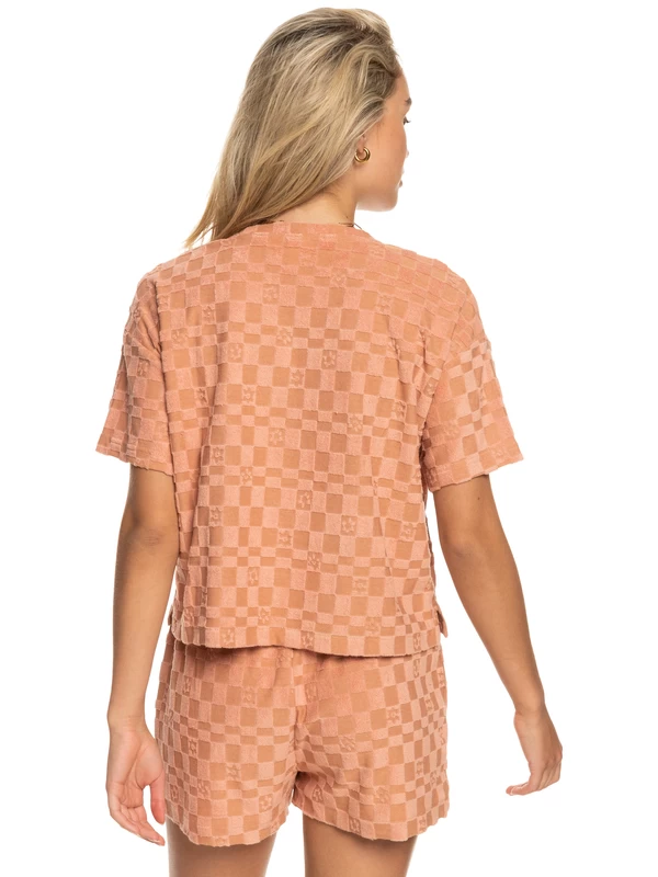 Roxy Womens Getaway Time Toweling T-Shirt - Image 2