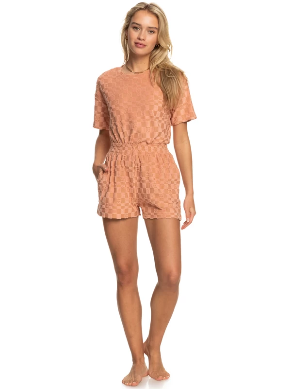 Roxy Womens Getaway Time Toweling T-Shirt - Image 4