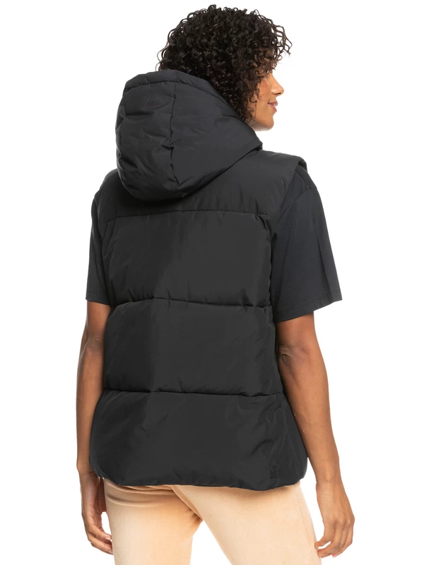 Roxy Womens Bright Side Longline Hooded Puffer Jacket - Image 12