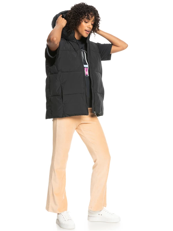 Roxy Womens Bright Side Longline Hooded Puffer Jacket - Image 15