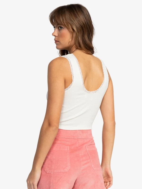 Womens Roxy Lace Lacy Tank Top