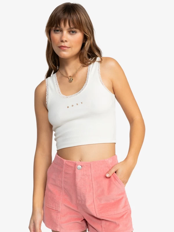 Womens Roxy Lace Lacy Tank Top - Image 3