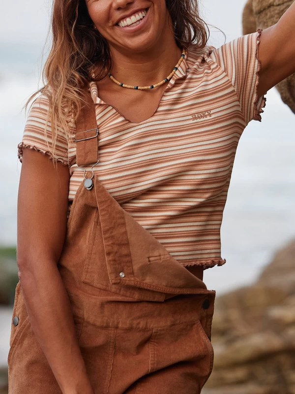 Roxy Womens Siempre Baby Short Sleeve Cropped T-Shirt - Image 8