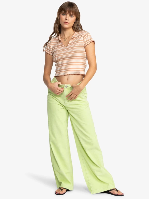 Roxy Womens Siempre Baby Short Sleeve Cropped T-Shirt - Image 3