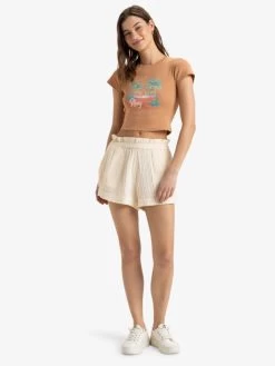 Womens Roxy All Day Short Sleeves T-shirt