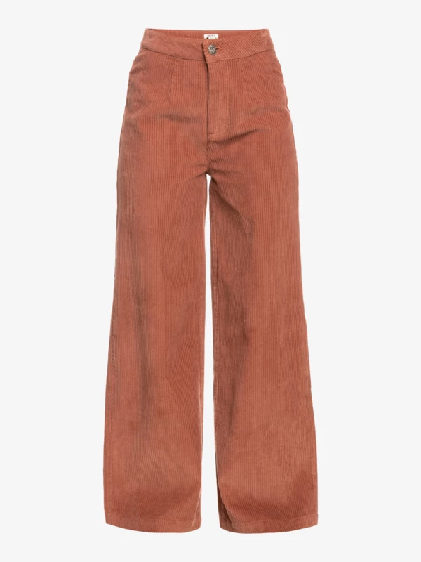 Roxy Womens Winter Around Wide Leg Corduroy Trousers - Image 6