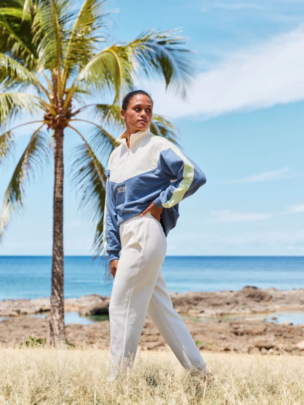 Roxy Womens Rise & Vibe Sweet Elastic Waist Pants - Image 2