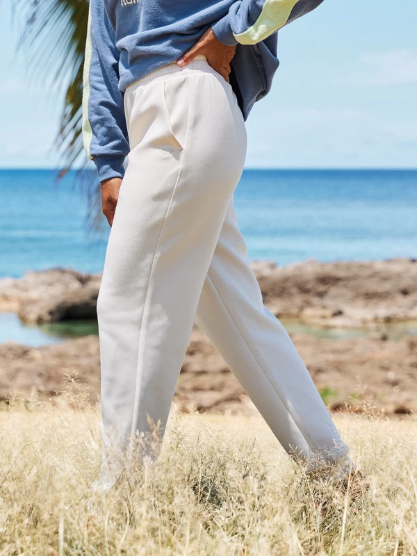 Roxy Womens Rise & Vibe Sweet Elastic Waist Pants - Image 7