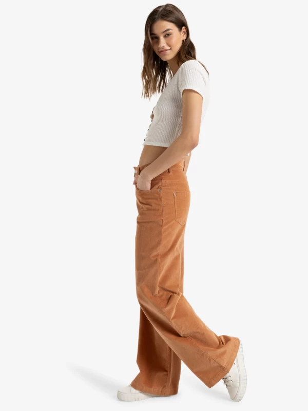 Roxy Womens Surf On Cloud Corduroy Pant - Image 6