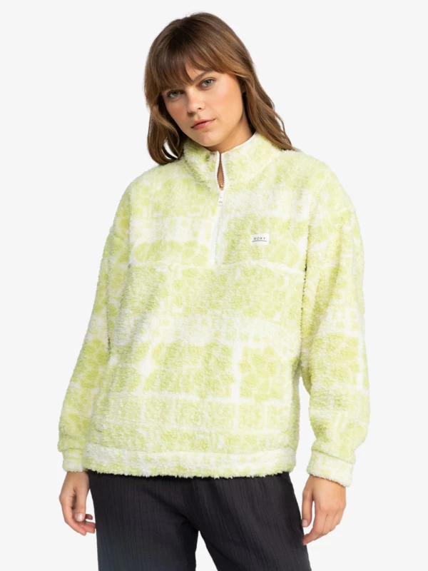 Roxy Womens Jive Talking Half Zip Polar Fleece - Image 3