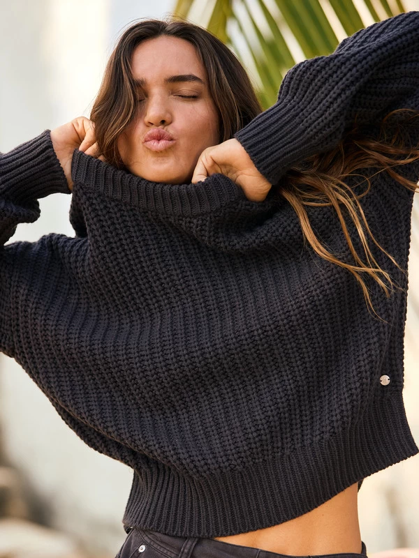 Roxy Womens Coming Home Crew Neck Jumper - Image 4