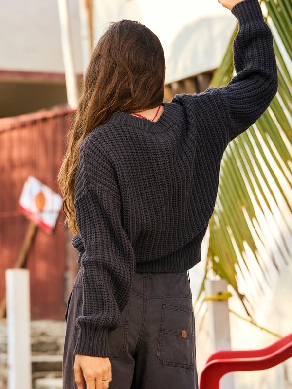 Roxy Womens Coming Home Crew Neck Jumper - Image 8