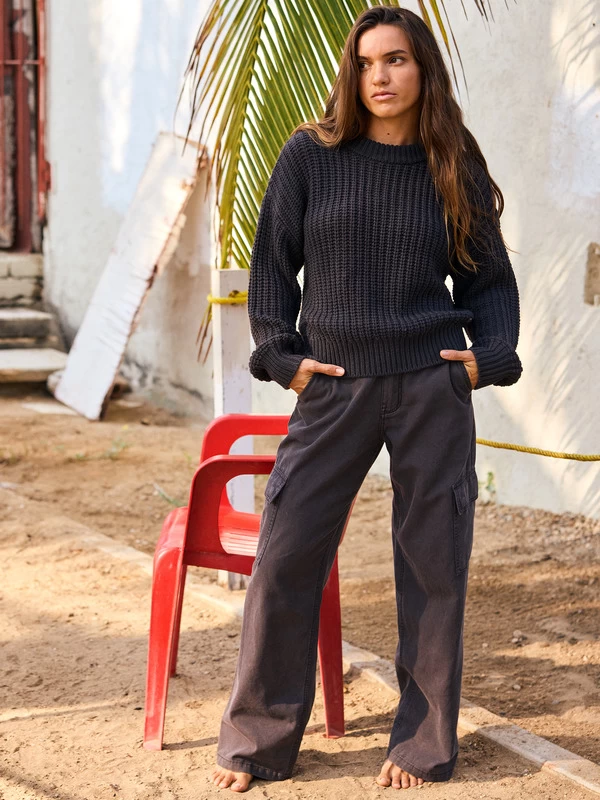 Roxy Womens Coming Home Crew Neck Jumper - Image 2