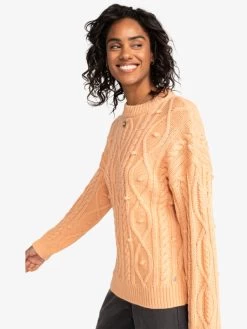 Roxy Womens La Playa Cable Crew Neck Jumper