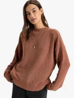 Roxy Womens Miss It All Crew Neck Sweater