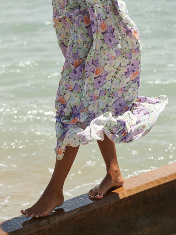 Roxy Womens Lounging Time Maxi Dress - Image 10