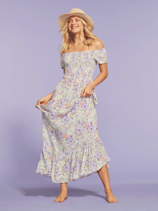 Roxy Womens Lounging Time Maxi Dress - Image 3