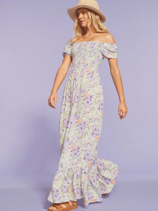 Roxy Womens Lounging Time Maxi Dress - Image 11