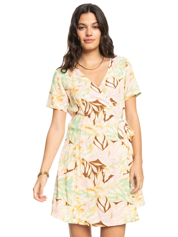 Roxy Womens Springtime Feels Mini Wrap Dress - Image 5