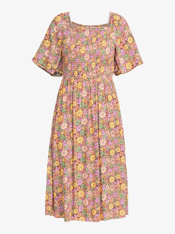 Roxy Womens Tropical Sunshine Midi Dress - Image 8