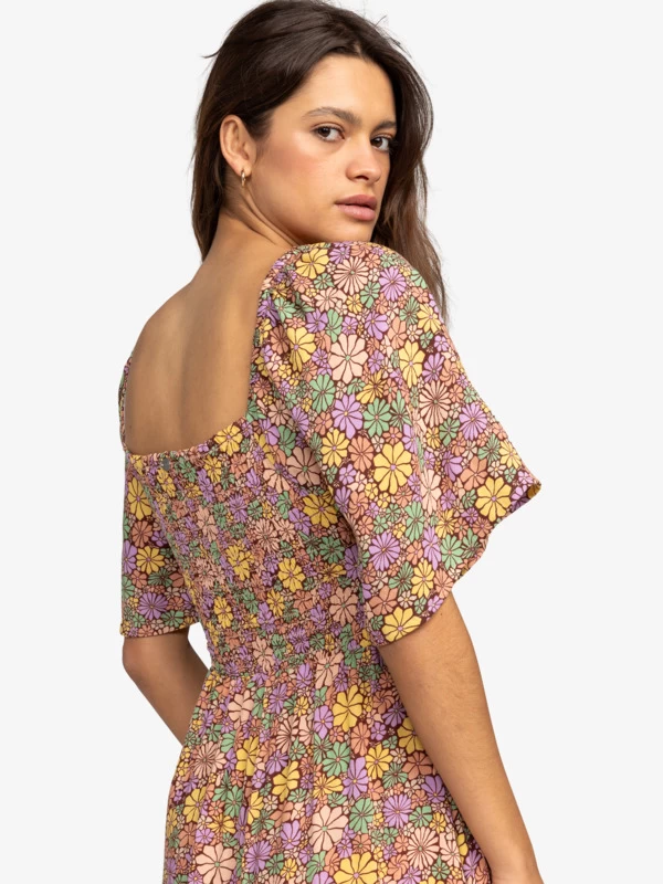 Roxy Womens Tropical Sunshine Midi Dress - Image 4