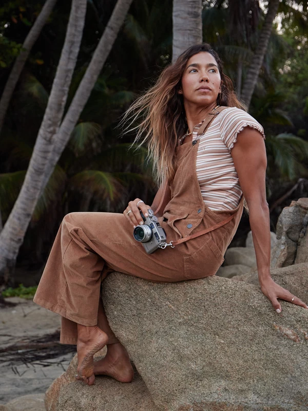 Roxy Womens Trailblazer Corduroy Dungarees - Image 2