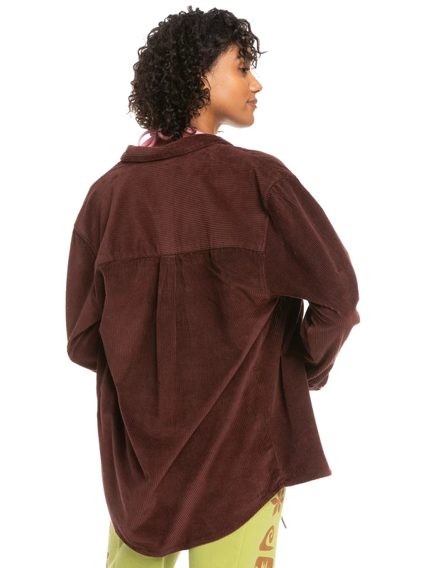 Roxy Womens Let It Go Corduroy Long Sleeve Shirt - Image 6