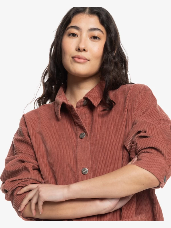 Roxy Womens Kick Back Washed Long Sleeve Shirt - Image 6