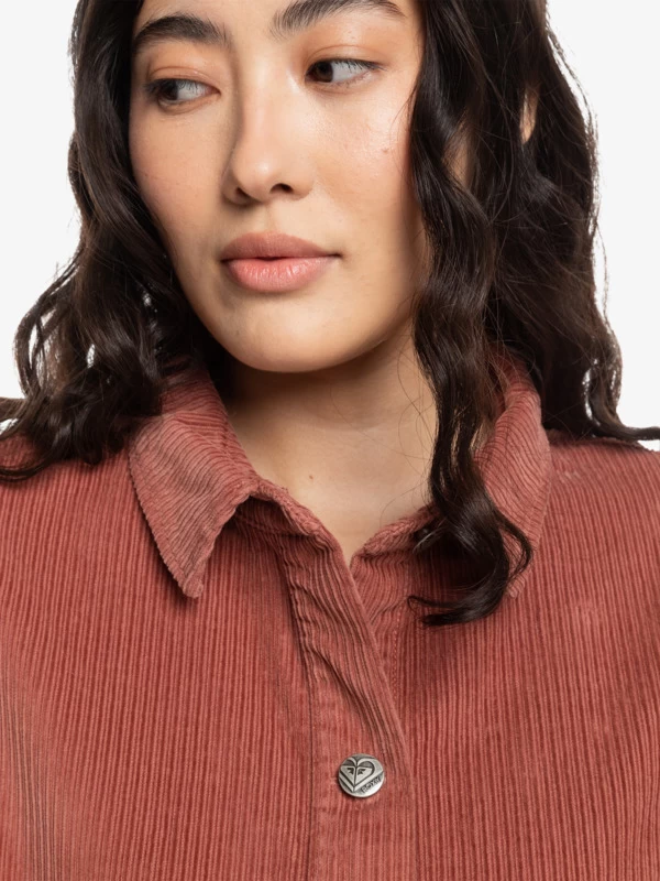 Roxy Womens Kick Back Washed Long Sleeve Shirt - Image 3