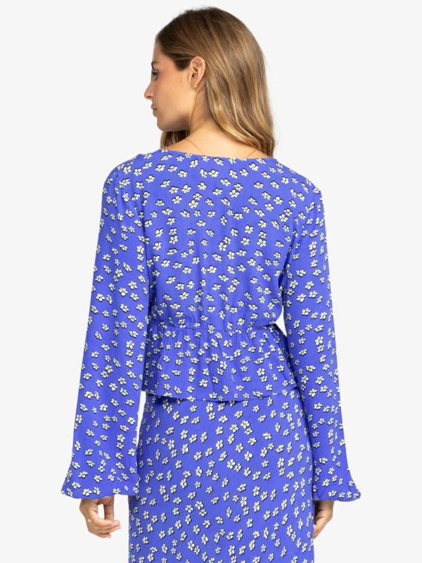 Roxy Womens Palm Desert Long Sleeves Blouse - Image 4