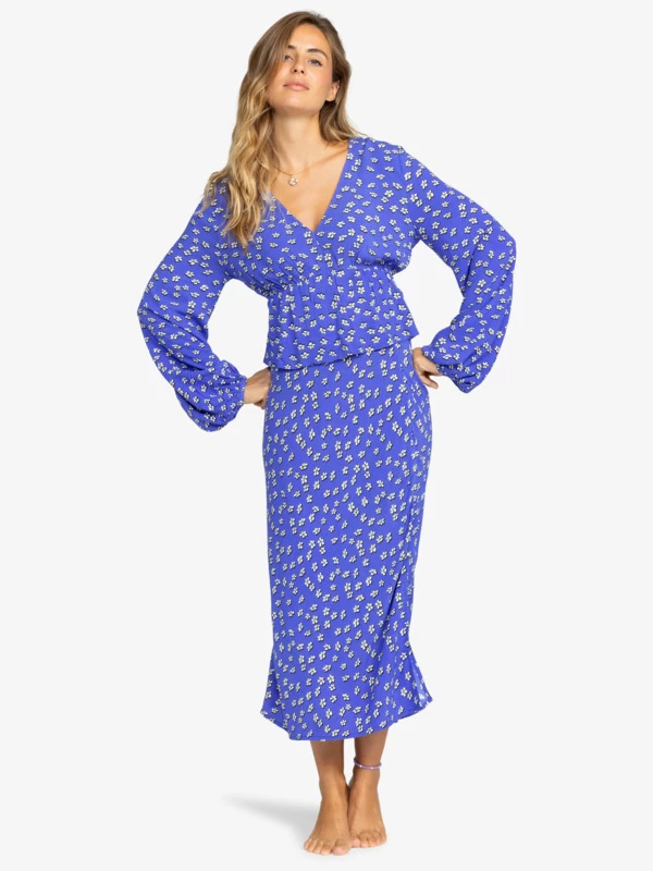 Roxy Womens Palm Desert Long Sleeves Blouse - Image 2