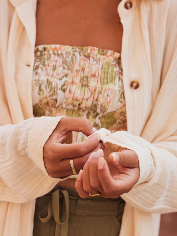 Roxy Womens Morning Time Long Sleeves Shirt - Image 5