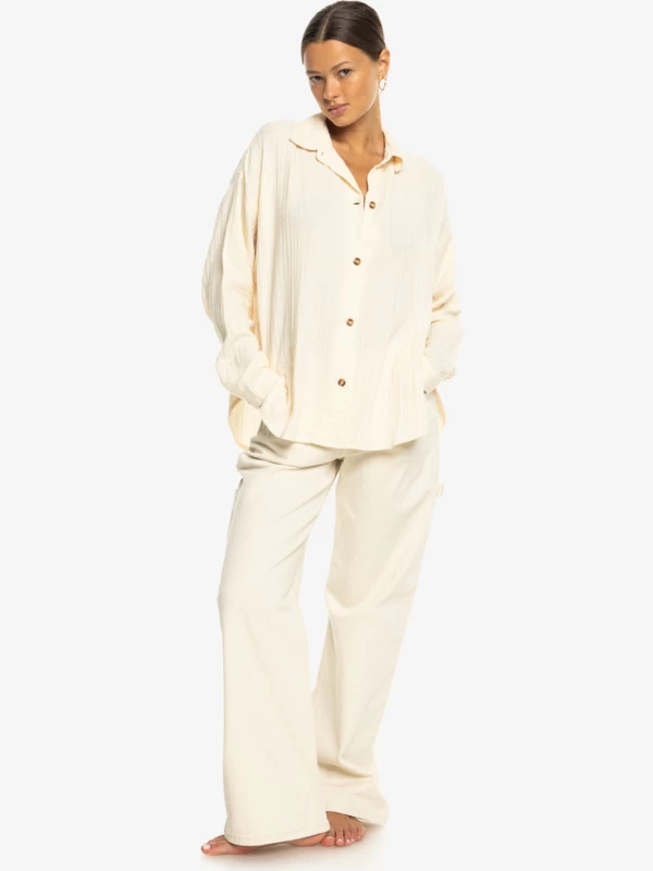 Roxy Womens Morning Time Long Sleeves Shirt