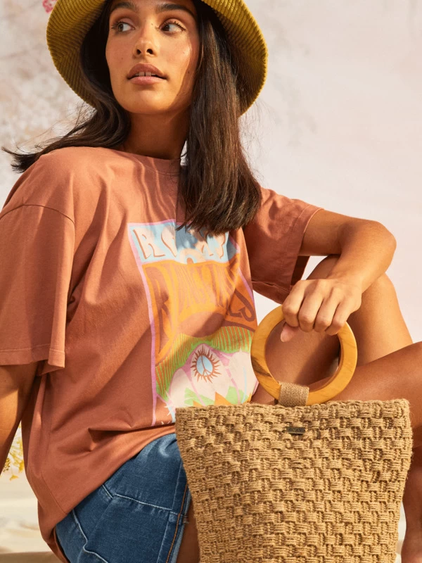 Roxy Womens Girl Need Love B Oversized T-Shirt - Image 14