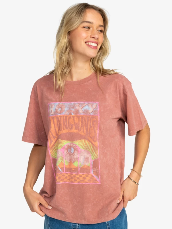Roxy Womens Girl Need Love B Oversized T-Shirt - Image 6