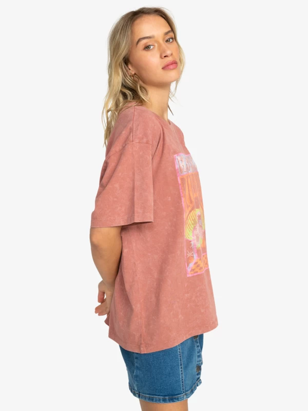Roxy Womens Girl Need Love B Oversized T-Shirt