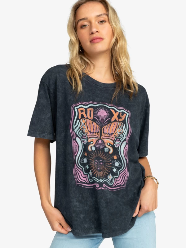 Roxy Womens Girl Need Love C Oversized T-Shirt