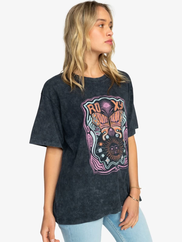 Roxy Womens Girl Need Love C Oversized T-Shirt - Image 5
