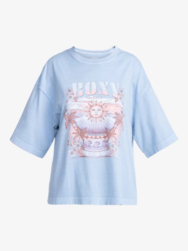 Roxy Womens Sweet Shine Oversized T-Shirt - Image 5
