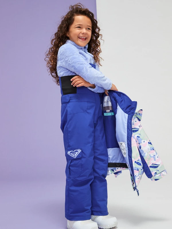 Roxy Girls 2-7 Lola Technical Snow Bib Pants - Image 10