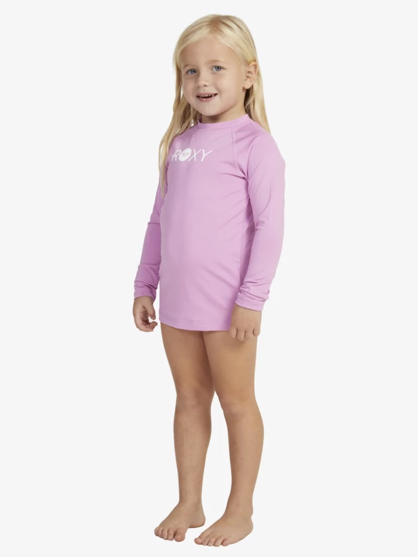 Roxy Girls 2-7 Essential Long Sleeve UPF 50 Rash Vest - Image 2