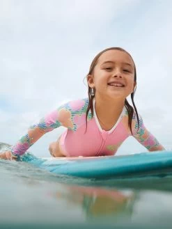 Roxy Girls 2-7 Tiny Flower Long Sleeve One-Piece Rash Vest