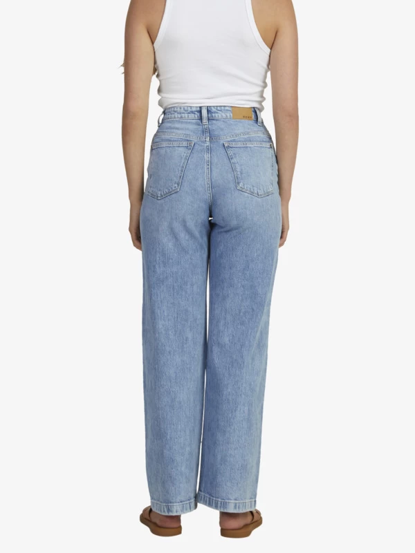 Roxy Womens Luna Beau Blue Stretch Denim Jeans - Image 5