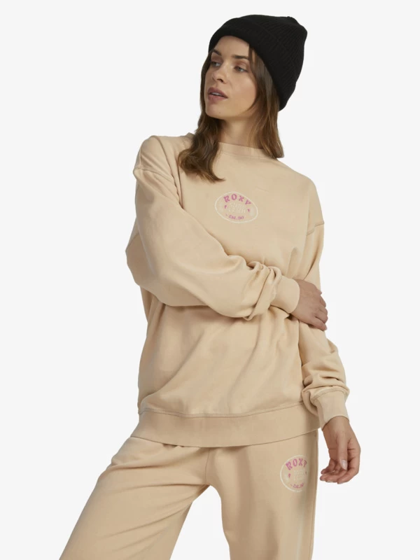 Roxy Womens Here And Now Long Sleeve Sweatshirt - Image 2