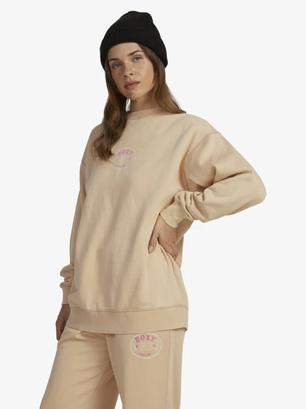 Roxy Womens Here And Now Long Sleeve Sweatshirt - Image 3